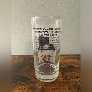 Vintage Pennsylvania Railroad Madison Square Garden New York Glass